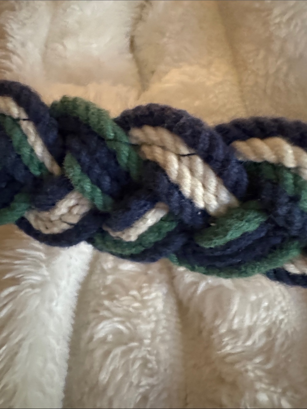 Kiel James Patrick braided belt. Mens. preppy xl
